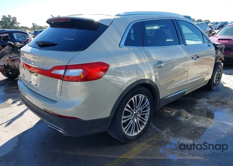 2016 Lincoln Mkx Reserve z USA, uszkodzony, nr VIN 2LMTJ6LR2GBL40847